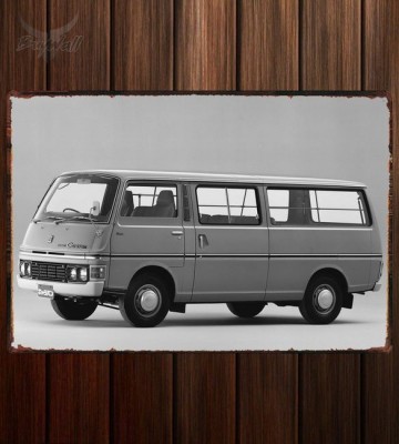 Металлическая табличка Nissan Caravan Long Van (E20)